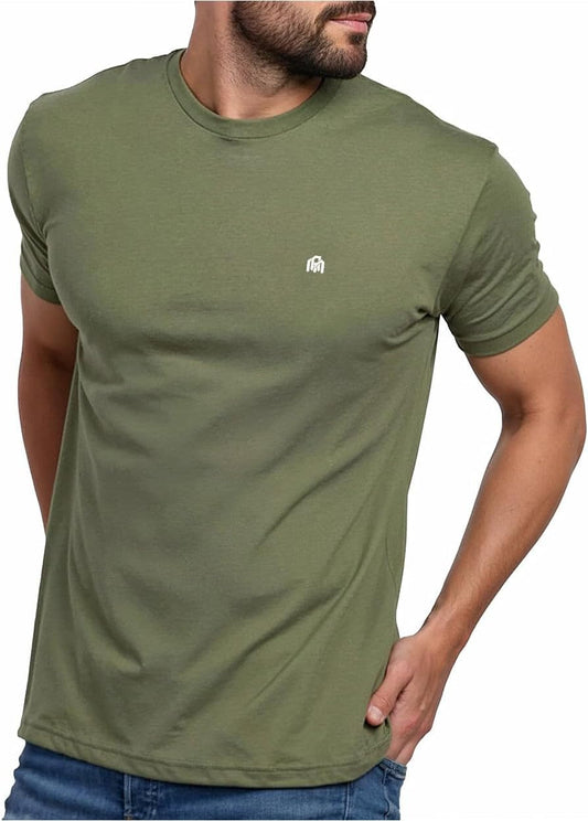Men'S T-Shirts - Short Sleeve Crew Neck Soft Fitted Tees S - 4XL